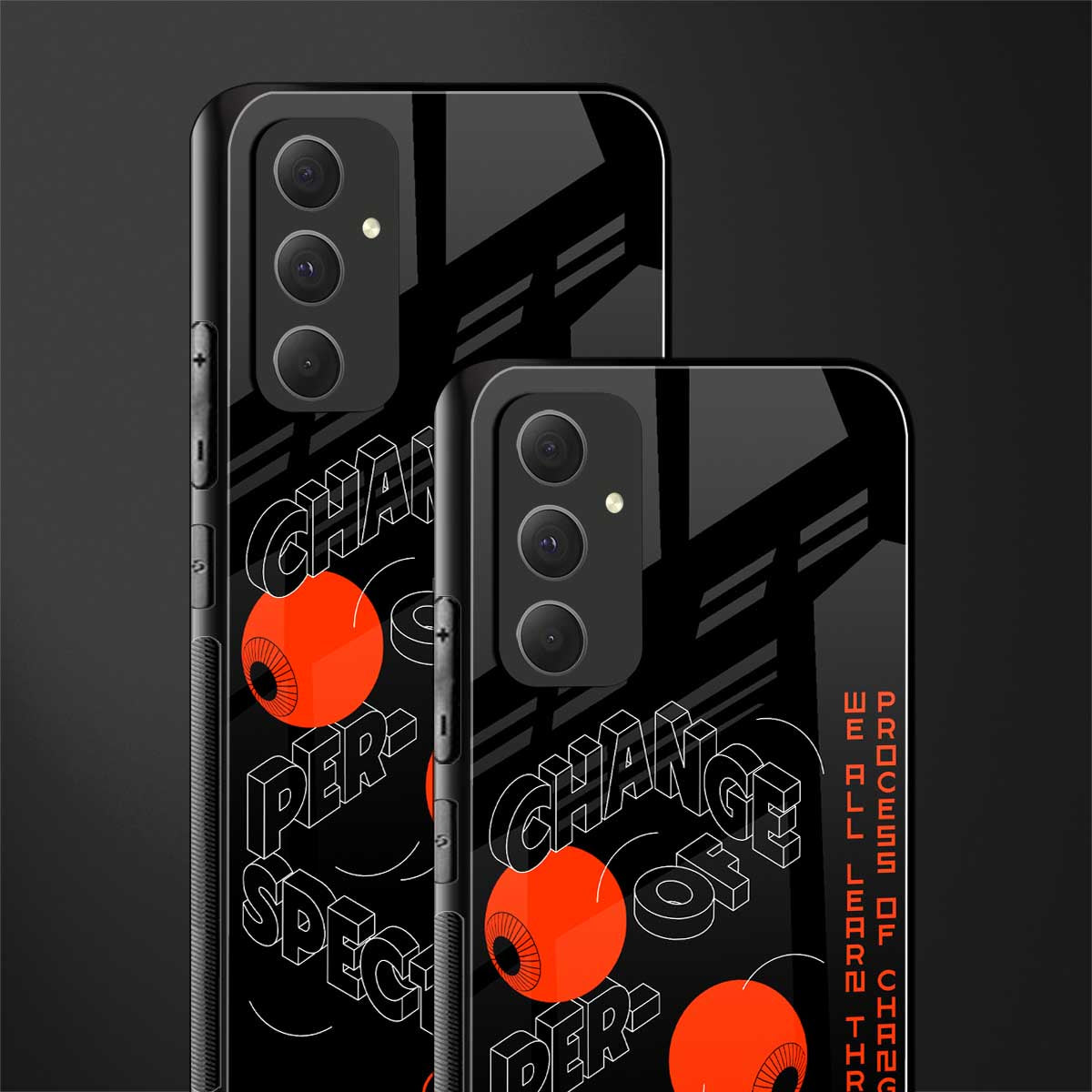 change of perspective back phone cover | glass case for samsung galaxy a54 5g