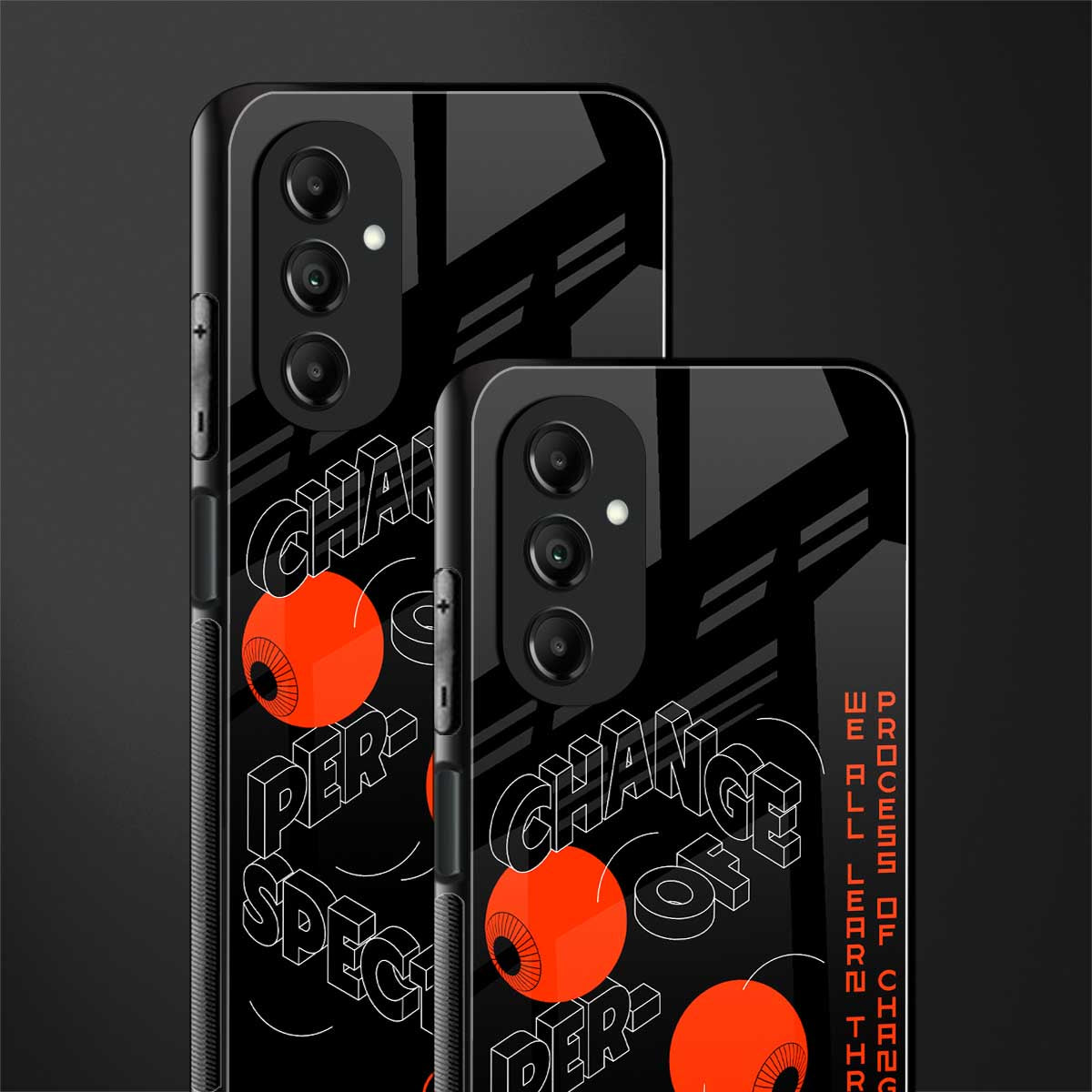 change of perspective back phone cover | glass case for samsung galaxy a14 5g
