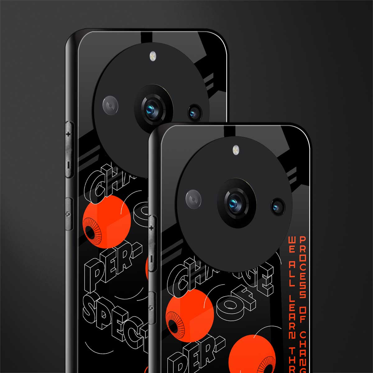 change of perspective back phone cover | glass case for realme 11 pro 5g