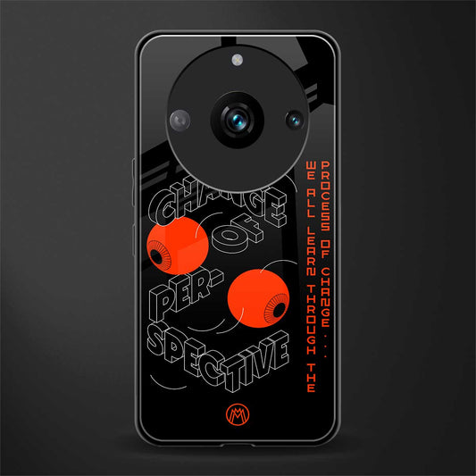 change of perspective back phone cover | glass case for realme 11 pro 5g