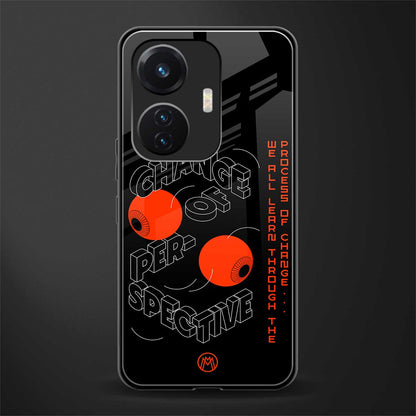 change of perspective back phone cover | glass case for vivo t1 44w 4g