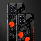 change of perspective back phone cover | glass case for realme c55