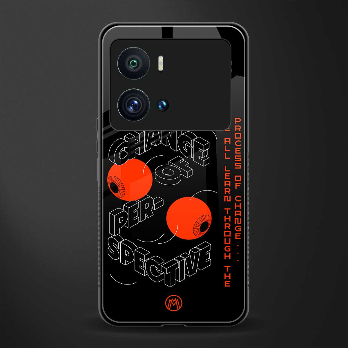 change of perspective back phone cover | glass case for iQOO 9 Pro