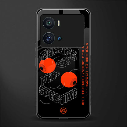 change of perspective back phone cover | glass case for iQOO 9 Pro