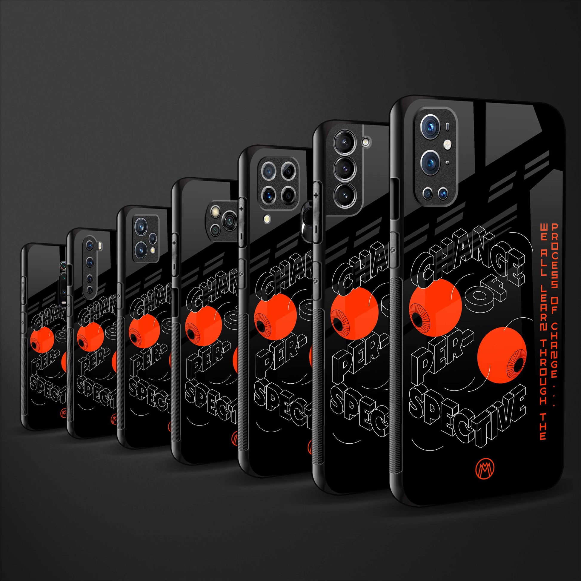 change of perspective back phone cover | glass case for vivo t1 44w 4g