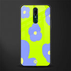 chartreuse arctic flowers glass case for oppo f11 image