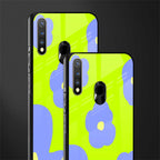 chartreuse arctic flowers glass case for vivo u20 image-2