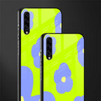 chartreuse arctic flowers glass case for samsung galaxy a70 image-2
