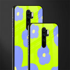 chartreuse arctic flowers glass case for redmi note 8 pro image-2