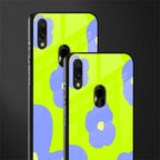 chartreuse arctic flowers glass case for redmi 7redmi y3 image-2