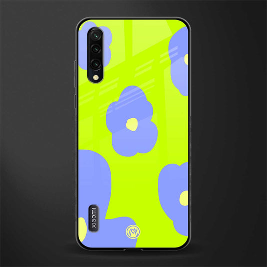 chartreuse arctic flowers glass case for mi a3 redmi a3 image
