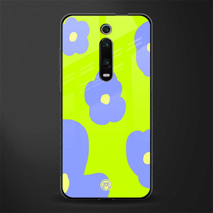 chartreuse arctic flowers glass case for redmi k20 image