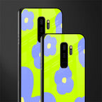 chartreuse arctic flowers glass case for samsung galaxy s9 plus image-2