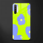 chartreuse arctic flowers glass case for realme x2 image