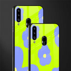chartreuse arctic flowers glass case for samsung galaxy a20s image-2