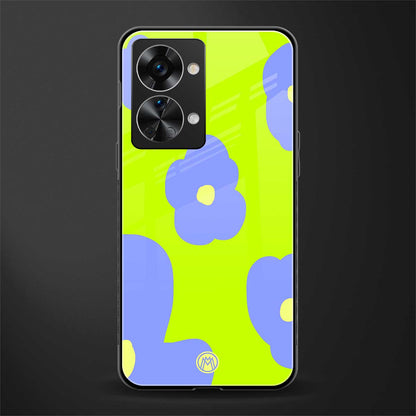 chartreuse arctic flowers glass case for phone case | glass case for oneplus nord 2t 5g