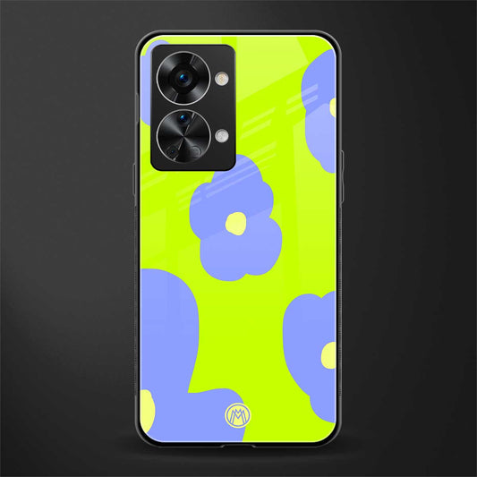chartreuse arctic flowers glass case for phone case | glass case for oneplus nord 2t 5g