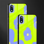 chartreuse arctic flowers glass case for vivo y91i image-2