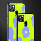 chartreuse arctic flowers glass case for realme narzo 30a image-2