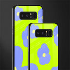 chartreuse arctic flowers glass case for samsung galaxy note 8 image-2