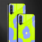 chartreuse arctic flowers glass case for oneplus nord ce 5g image-2