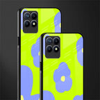 chartreuse arctic flowers glass case for realme 8i image-2