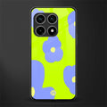 chartreuse arctic flowers glass case for oneplus 10 pro 5g image