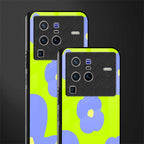 chartreuse arctic flowers glass case for vivo x80 pro 5g image-2