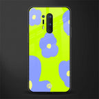 chartreuse arctic flowers glass case for oneplus 8 pro image