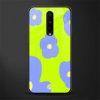 chartreuse arctic flowers glass case for oneplus 8 image