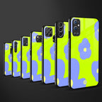 chartreuse arctic flowers glass case for oppo a54 image-3