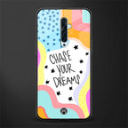 chase your dreams glass case for oppo reno 2f image