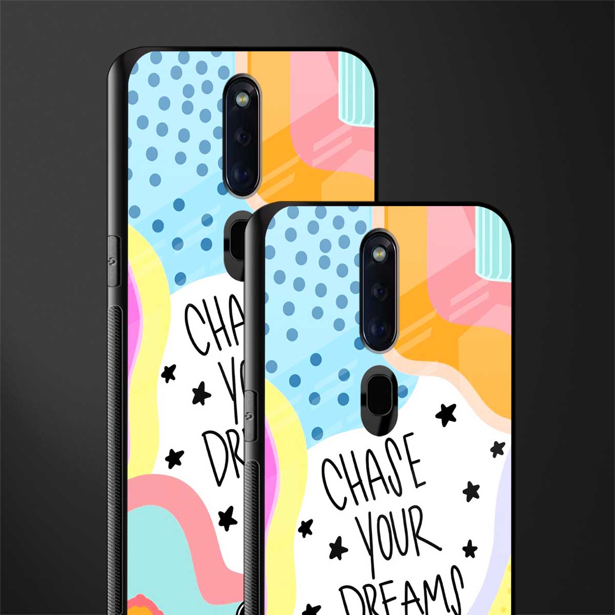 chase your dreams glass case for oppo f11 pro image-2