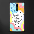 chase your dreams glass case for oppo f11 image