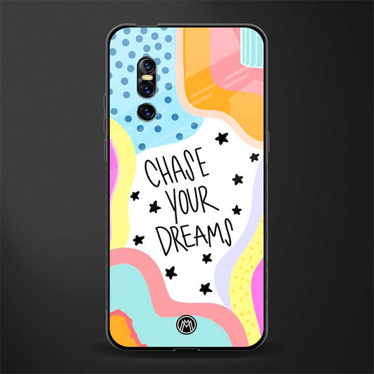 chase your dreams glass case for vivo v15 pro image