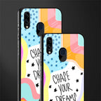 chase your dreams glass case for samsung galaxy m10s image-2