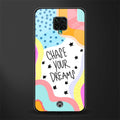 chase your dreams glass case for poco m2 pro image