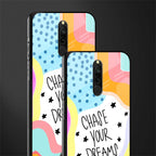 chase your dreams glass case for redmi 8 image-2