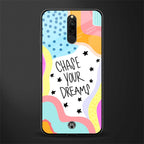 chase your dreams glass case for redmi 8 image