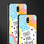 chase your dreams glass case for redmi 8a image-2