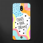 chase your dreams glass case for redmi 8a image