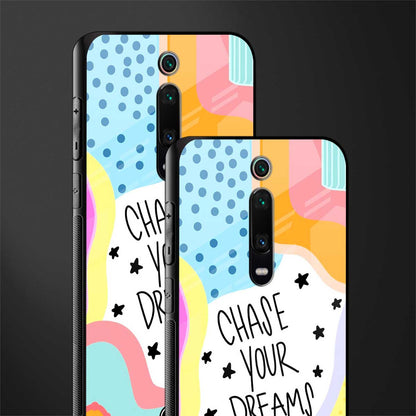 chase your dreams glass case for redmi k20 pro image-2