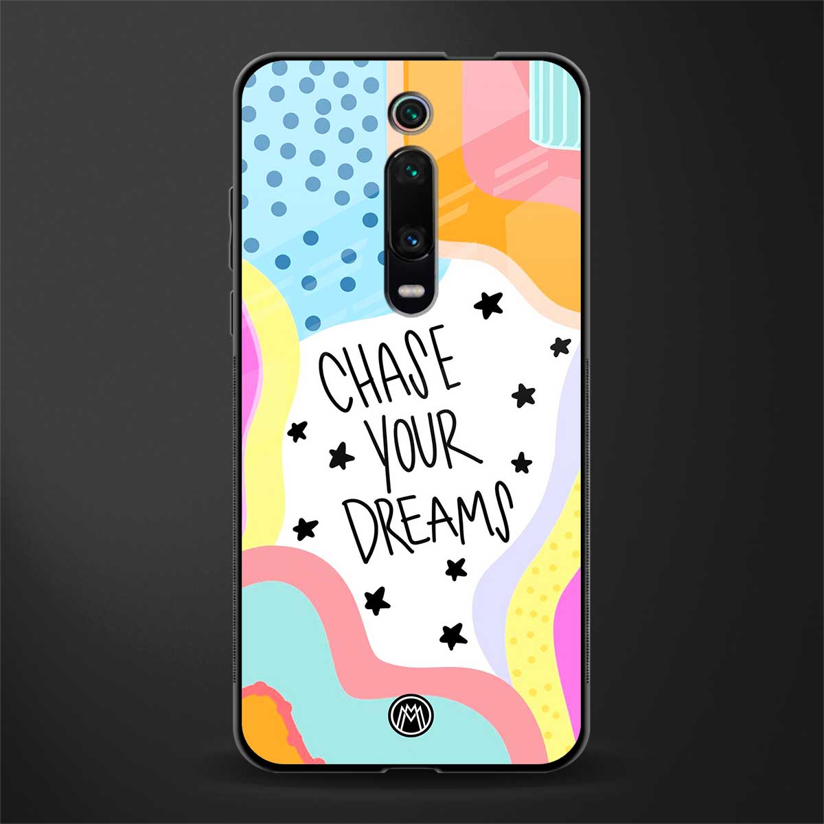 chase your dreams glass case for redmi k20 image