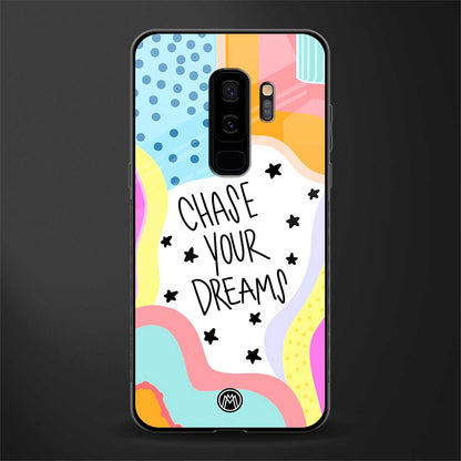 chase your dreams glass case for samsung galaxy s9 plus image