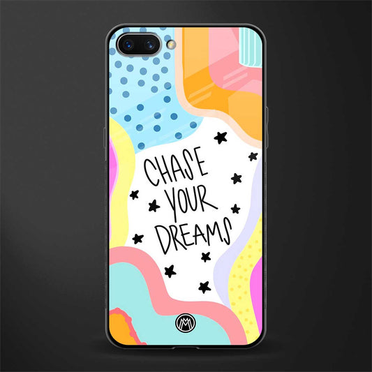 chase your dreams glass case for realme c1 image