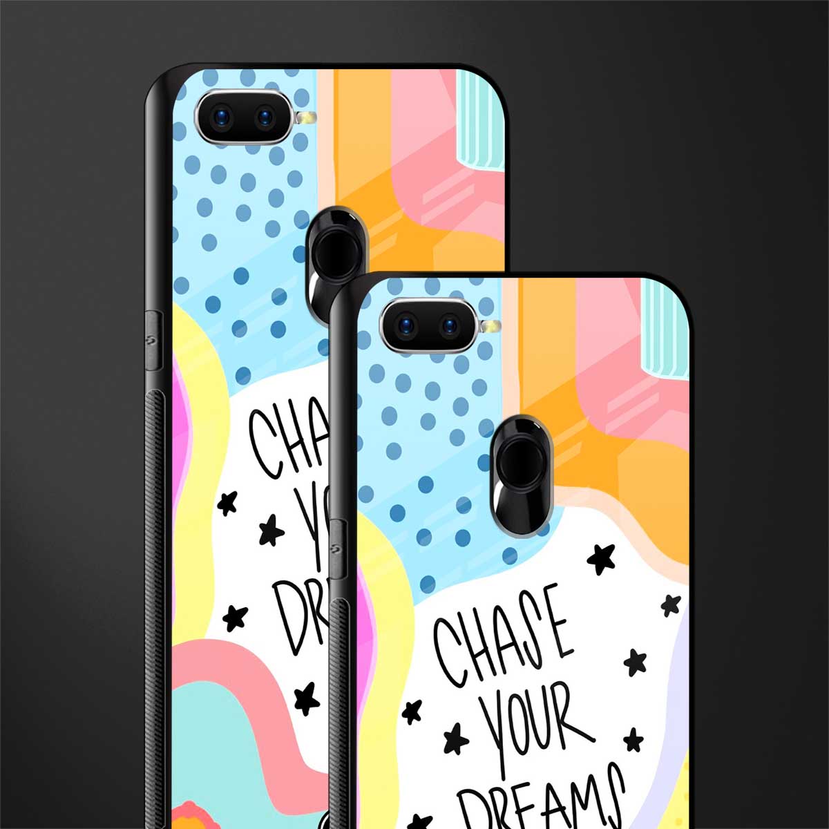 chase your dreams glass case for oppo a5s image-2