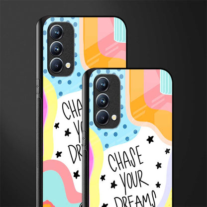 chase your dreams glass case for oppo f19s image-2