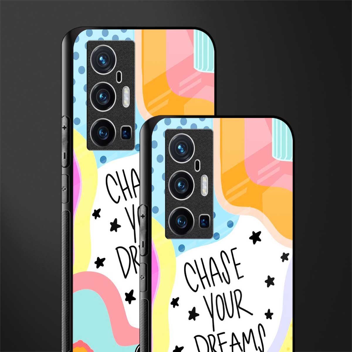 chase your dreams glass case for vivo x70 pro plus image-2