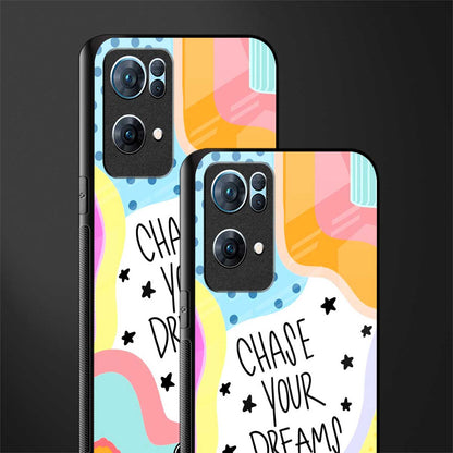 chase your dreams glass case for oppo reno7 pro 5g image-2