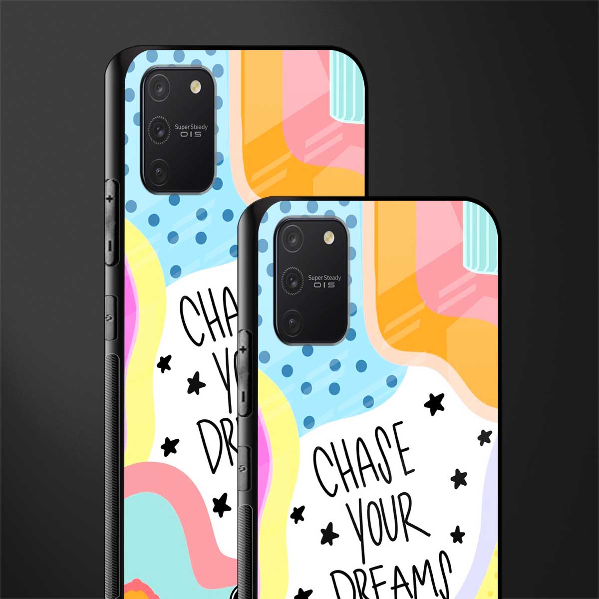chase your dreams glass case for samsung galaxy a91 image-2